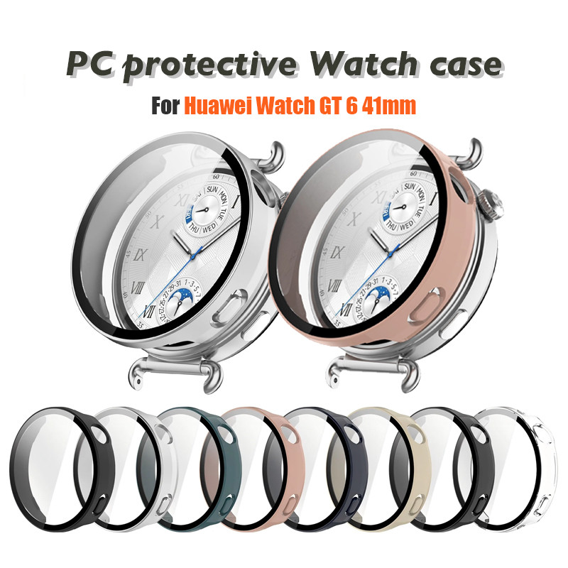 PC ป้องกันหน้าจอสําหรับ Huawei Watch GT6 41 มม.กระจกนิรภัยสมาร์ทนาฬิกาสําหรับ Huawei Watch GT 6 41 มม.อุปกรณ์เสริม