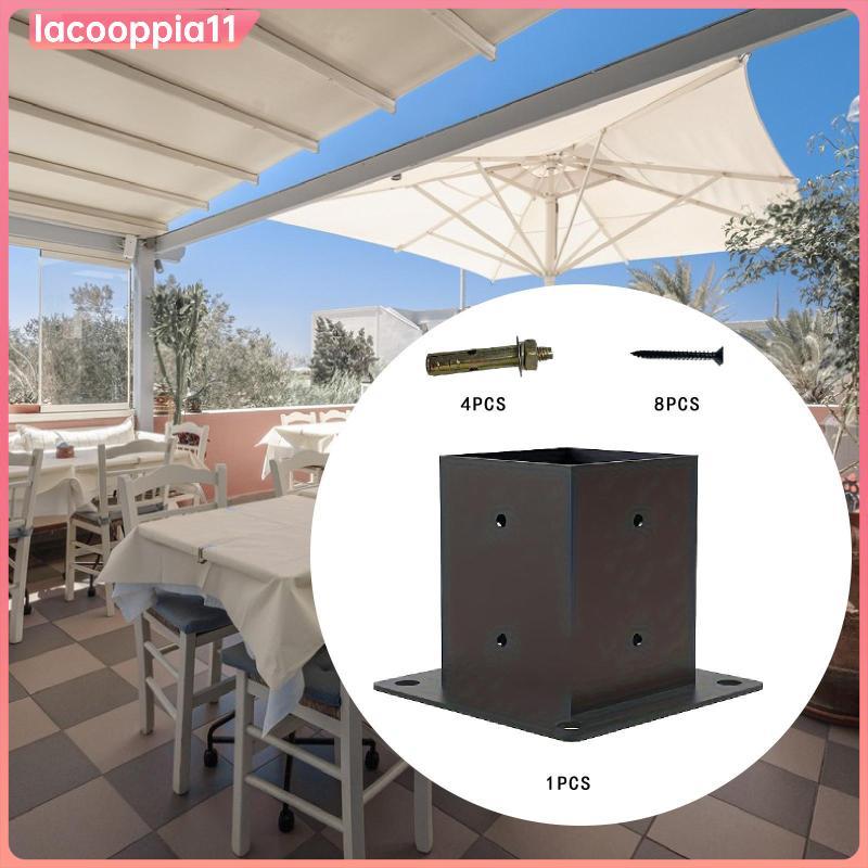 [lacooppia11] Pergola Bracket Post Base Screw Hardware Woodworks Post Bracket Anchor Base สําหรับ Co