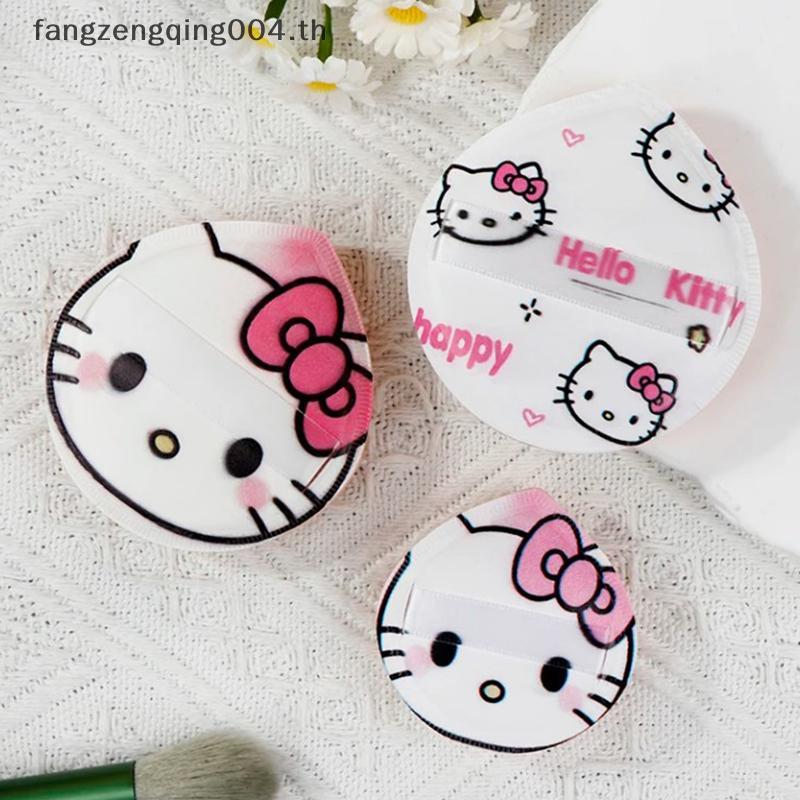 SANRIO F4TH Sanrioแต่งหน้าฟองน้ําพัฟกล่องน่ารักHello Kittyแต่งหน้าคอนซีลเลอร์Super Softยืดหยุ่นผ้าฝ้