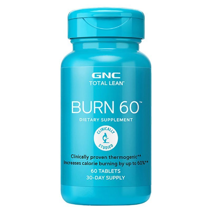 GNC Burn60 สูตรลดน้ําหนัก Guarana 60 เม็ด20251024