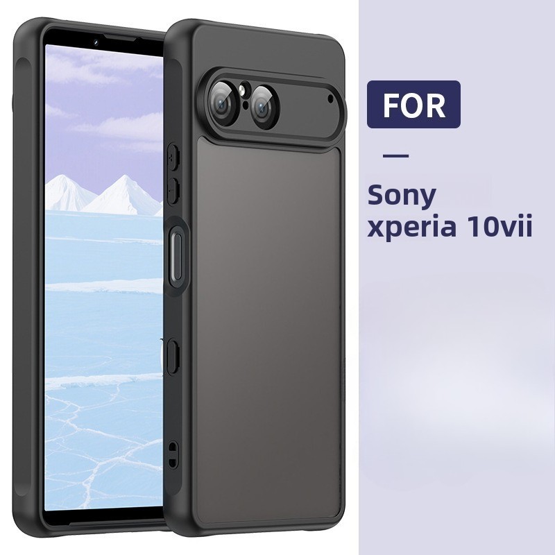 เคสเคลือบหรูหราสําหรับ Sony Xperia 10 VII สําหรับ Sony Xperia 1 VII เกราะกันกระแทก PC Hard Cover
