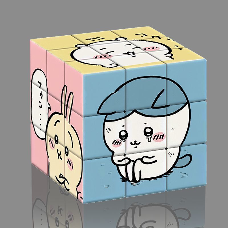 Usaqi Chikawa Chiikawa Chiikawa ปริศนานักเรียนลําดับที่สามน่ารัก Baby Decompression Rubiks Cube มูลค
