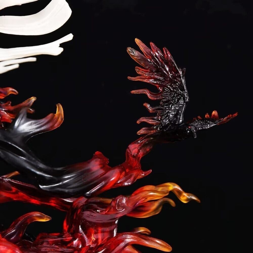 Naruto Series MRJ Uchiha Itachi Crow Itachi Eyes Glowing Statue Figure Decoration Model