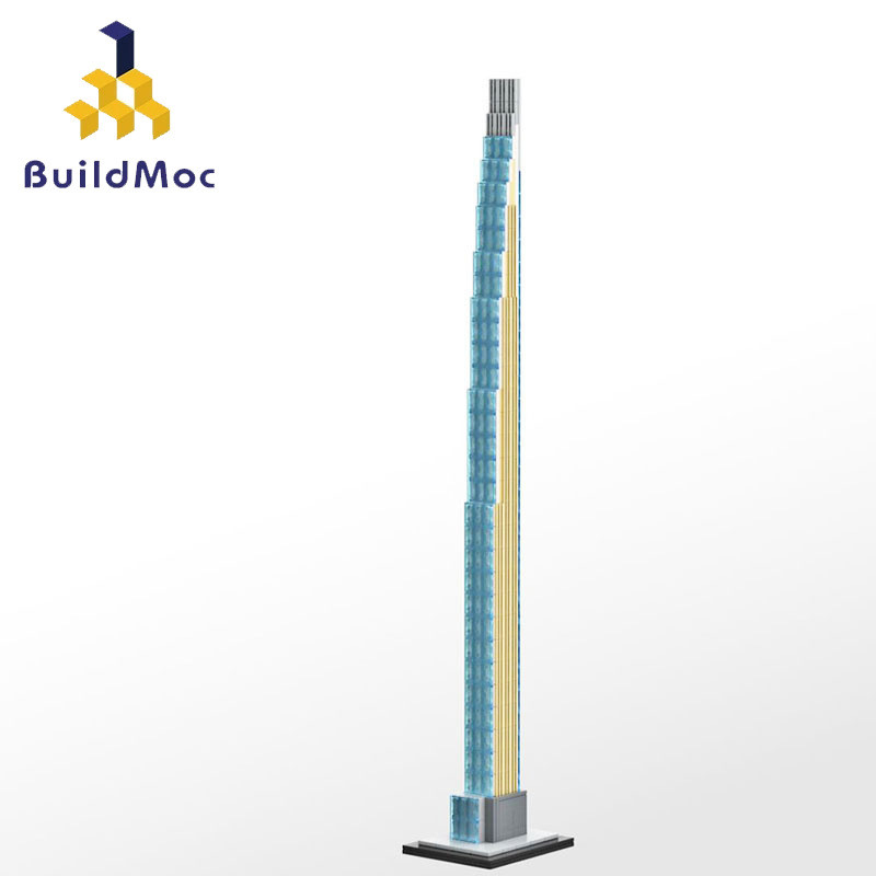 111 West 57th Street Steinway Tower รุ่น Building Blocks ประกอบของเล่น 634PCS อิฐของขวัญ MOC-148522 