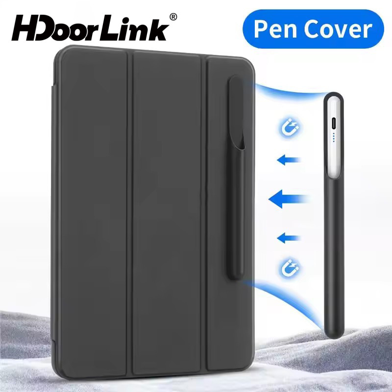 HdoorLink ที่ใส่ดินสอกาวสําหรับ Aple Pencil Pro 3 2 1 Stylus Soft Magnetic Vacuum Pen Slot Holder