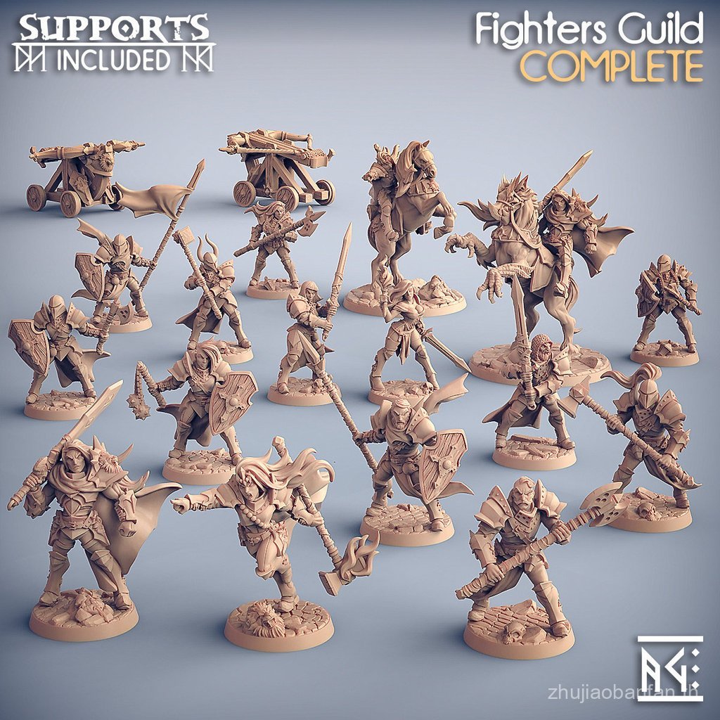 [Warriers Union] Paladin Angels Dungeons และ Dragons dnd Running Team Chess Piece Model Artisan Asso