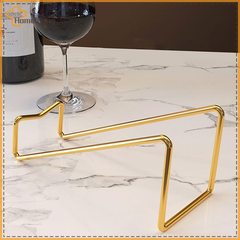 บ้าน 1แพ็คชั้นวางขวดไวน์เคาน์เตอร์ขวดไวน์ชั้นวางจอแสดงผลชั้นเก็บไวน์ที่เรียบง่ายบ้านเคาน์เตอร์ตกแต่ง ไทย - รูปที่ 3