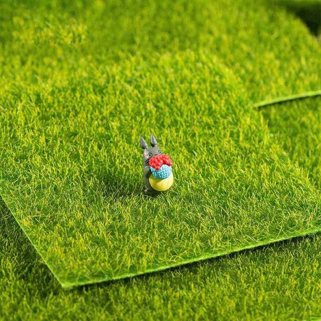 พรมหญ้าเทียมขนาดเล็กสําหรับจัดสวนขวดกระถางตกแต่งภูมิทัศน์-SU888