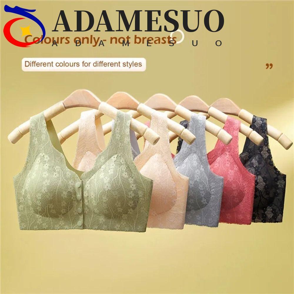 ADAMESUO ชุดชั้นในลูกไม้ และเสื้อกล้าม Bra สำหรับคนท้อง ไซส์ใหญ่ และผู้หญิงสูงอายุ