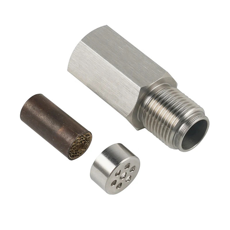 Universal สแตนเลส Ss304 ตรวจสอบไฟเครื่องยนต์ Cel Mini Catalyst O2 Sensor Spacer อะแดปเตอร์ M18x1.5 2