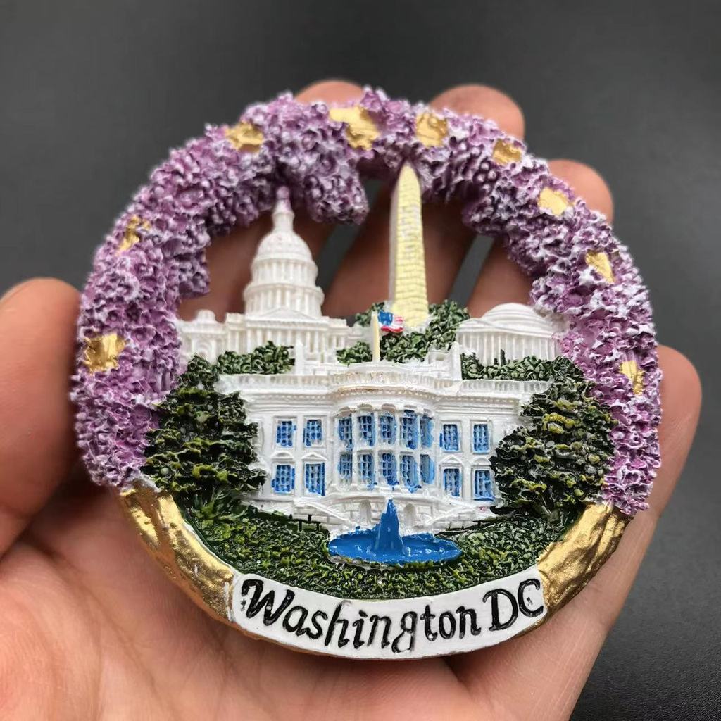 [ในสต็อก] USA Washington, ปราสาท Neuschwanstein, ฝรั่งเศส, อิตาลี, แม่เหล็กติดตู้เย็นเรซิน 3D – คอลเลกชันแม่เหล็กตู้เย็นของที่ระลึกการเดินทาง ราคา ถูกที่สุด ดีลบีเคเค แกลเลอรีภาพที่ 9