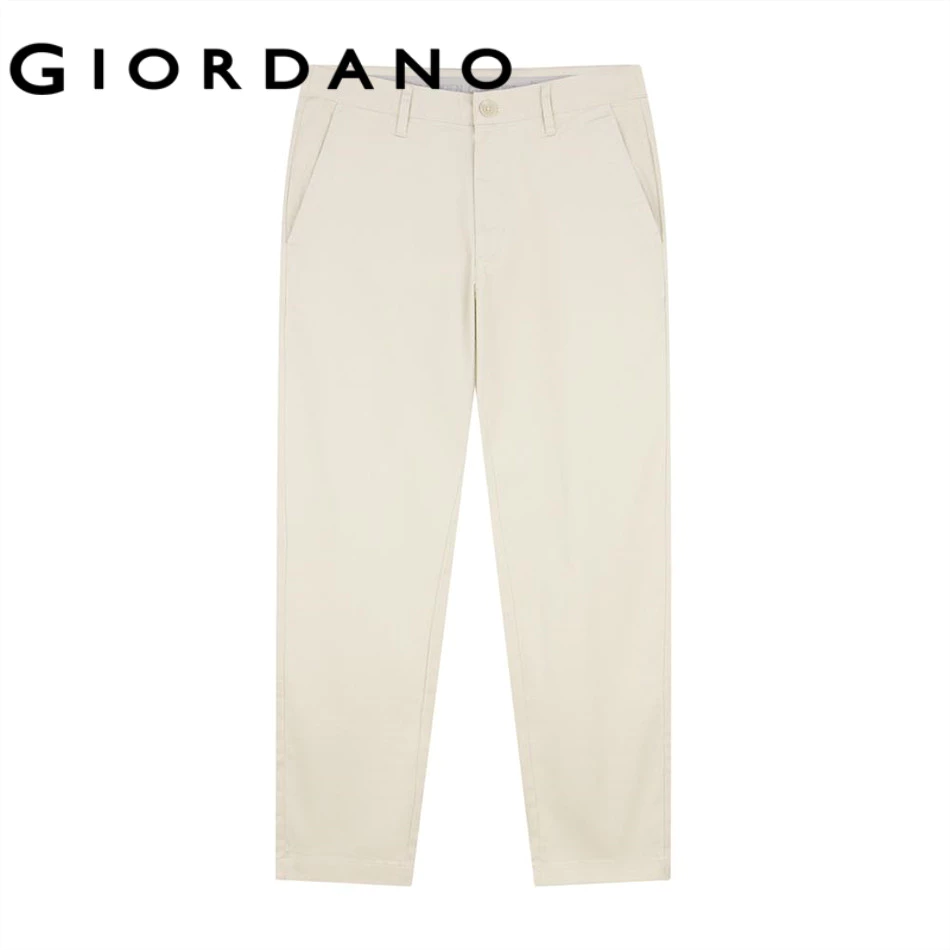 GIORDANO กางเกงขายาวผู้ชาย Men's Easy Care Pants 01125006