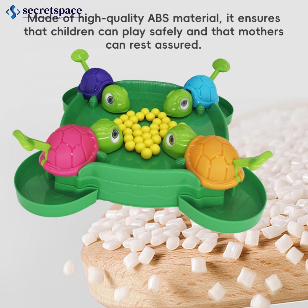 SECRETSPACE เต่าถั่วกินของเล่นกด Feeding Bean Gobbling เกมแม่ลูก Interactive การฝึกอบรม Reaction ควา