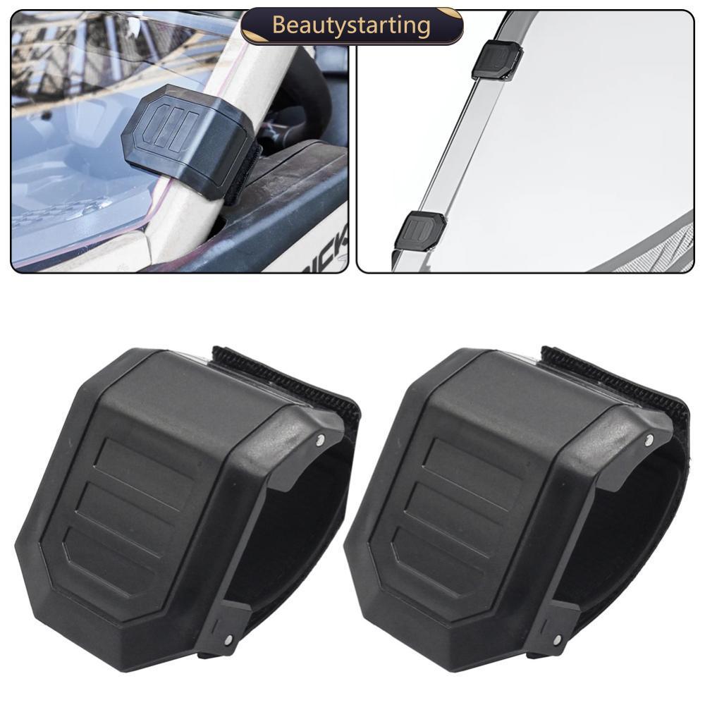 BEAUTYSTARTING 2pcs UTV รถกระจกหน้าต่าง HD Clamp สําหรับ Can-Am Maverick x3 1000 Commander สําหรับ H