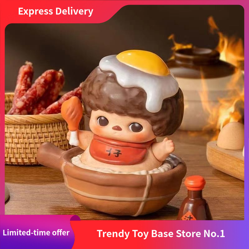 100% POPMART PUCKY PUCKY POPMART PUCKY Gourmet Hotel Series Mystery Box ของเล่นอินเทรนด์ของขวัญ