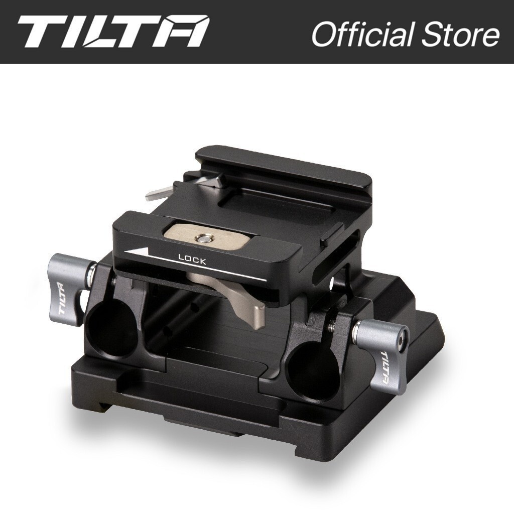 TILTA Shooting Accessories 15mm LWS Baseplate Type II for Panasonic GH Fuji XT3 Sony a6 a7 a9 Black 
