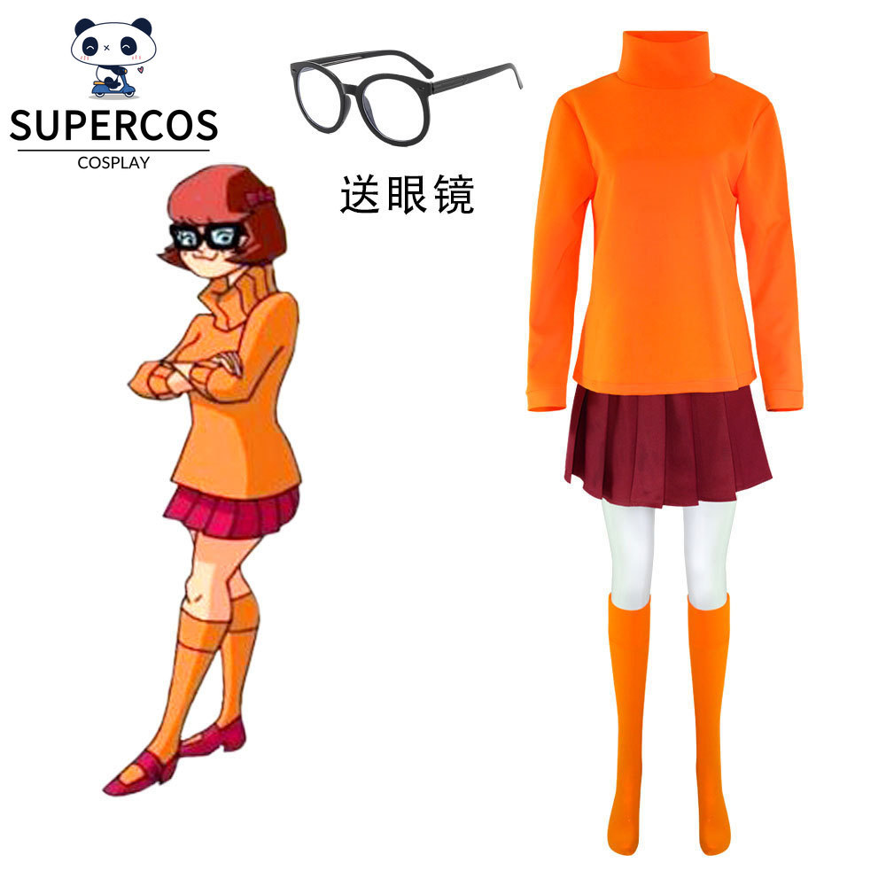 Scooby Daphne Velma ชุดคอสเพลย์
