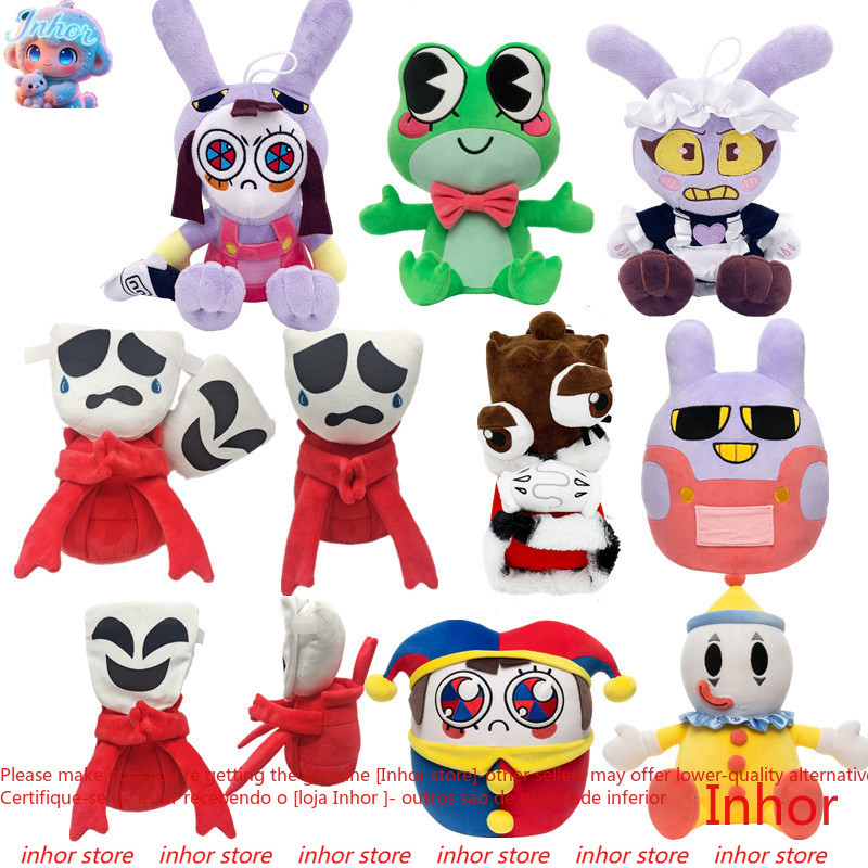 The Amazing Digital Circus Rbbit ตุ๊กตาตุ๊กตา Super Soft Jax Pomni Kinger ตุ๊กตาของเล่นน่ารัก Kaufmo Gangle สําหรับสาวแฟนเด็กของขวัญวันเกิด