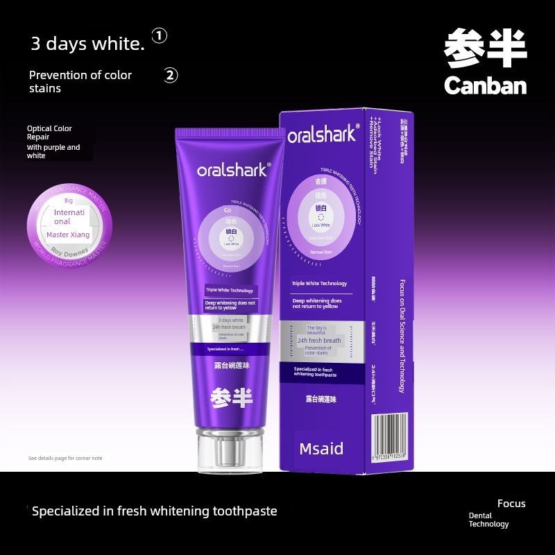 ยาสีฟัน Ginseng Semi-Specializing Research Fresh Whitening Toothpaste คราบ Brightening ลดกลิ่นปาก สี