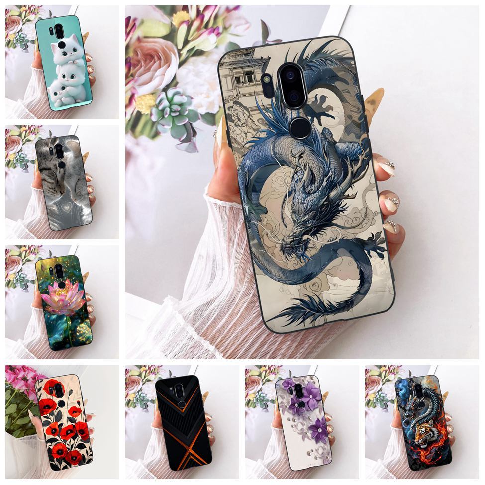 สําหรับ LG G7 ThinQ กรณี LMG710EM ความงามน่ารักการ์ตูนแฟชั่นผีเสื้อตลกทาสีสําหรับ LG G7ThinQ ฝาครอบ