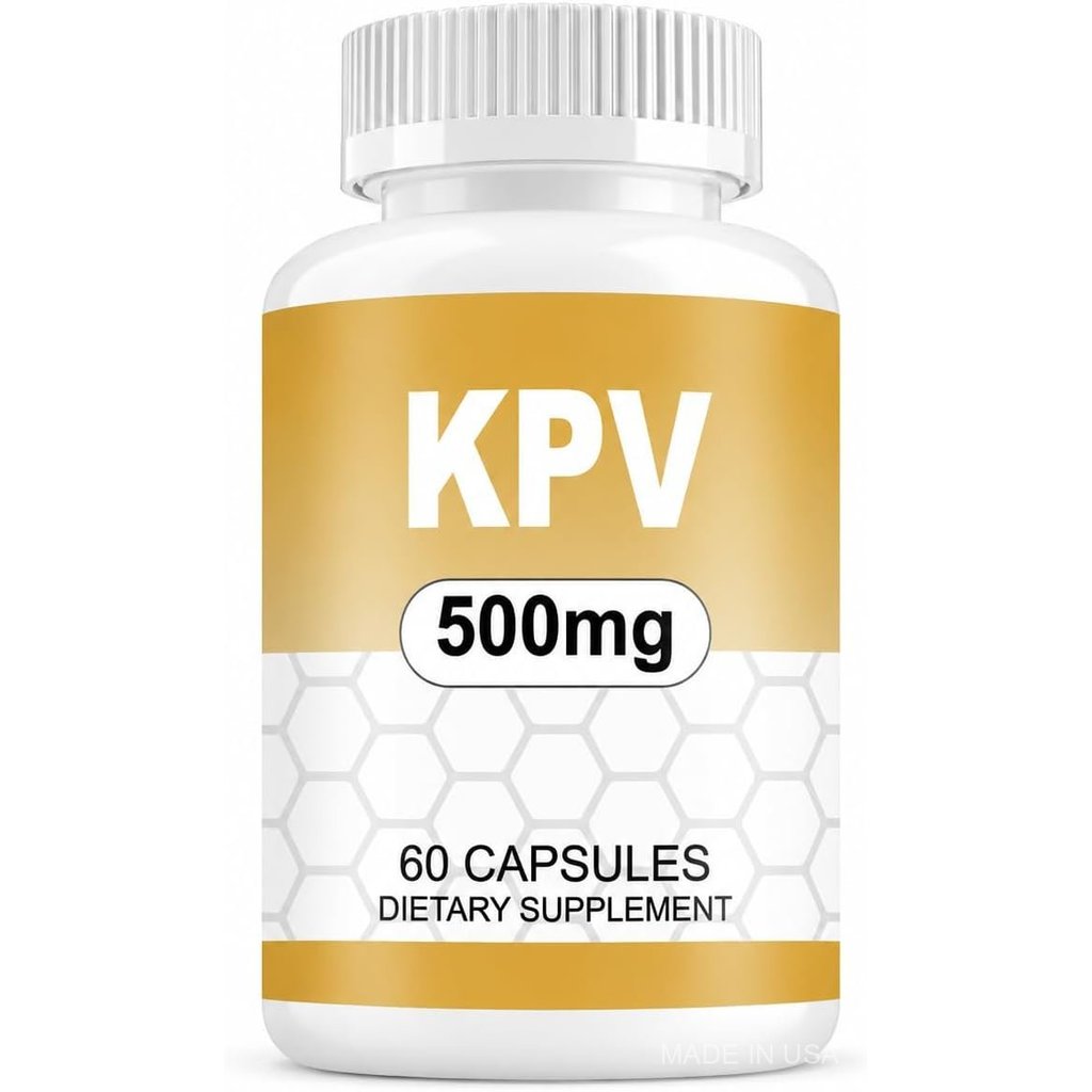 KPV Peptide แคปซูล, 3RD Party Tested, 500mg, 60 ct