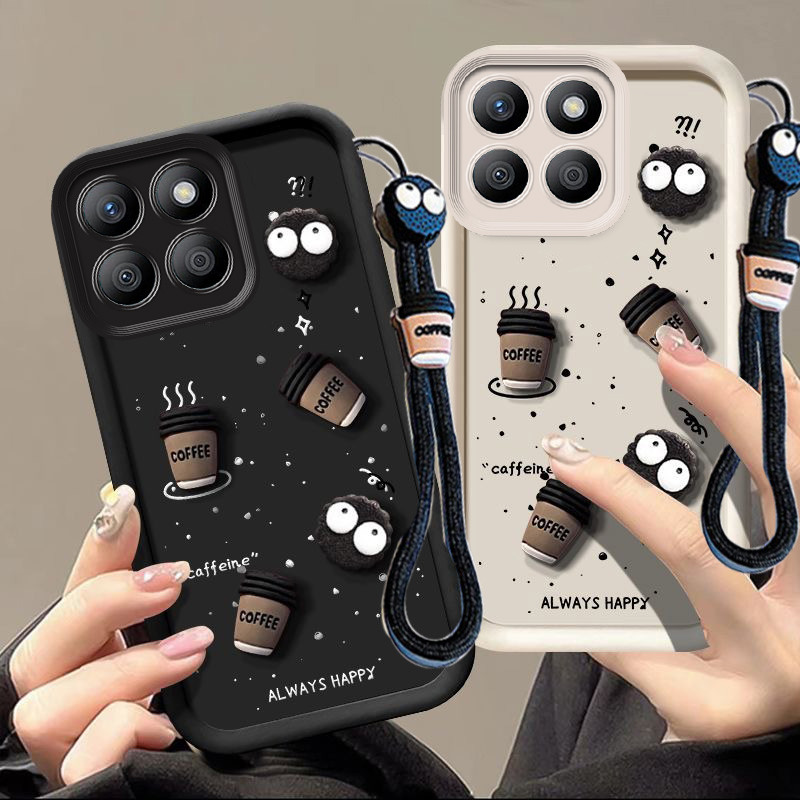เคส Honor x8b เคส Honor x8d การออกแบบถ้วย 3D เคสโทรศัพท์มือถือซิลิโคน TPU ทนทาน