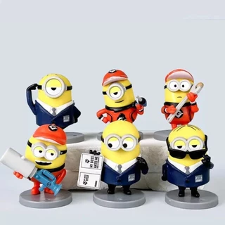 💥 จัดส่งจากประเทศไทย 💥Minions & Monsters Despicable Me Minion คอสเพลย์อะนิเมะรูป COD สต็อกรูปตุ๊กตาของเล่นสําหรับของขวัญเด็กคอลเลกชันเครื่องประดับรถบ้านเค้กตกแต่ง Gacha