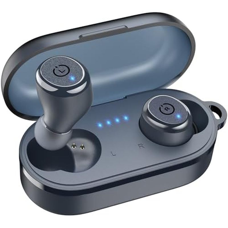 หูฟังไร้สาย TOZO T10 หูฟัง Bluetooth 5.3, App ปรับแต่ง EQ, การออกแบบตามหลักสรีรศาสตร์, เวลาเล่น 55H,