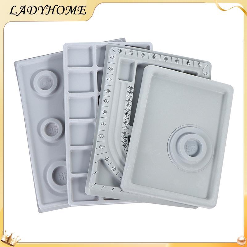 LH Floed Bead Board สําหรับสร้อยข้อมือ Nelace ถาดประดับด้วยลูกปัดเครื่องมือวัด KZ