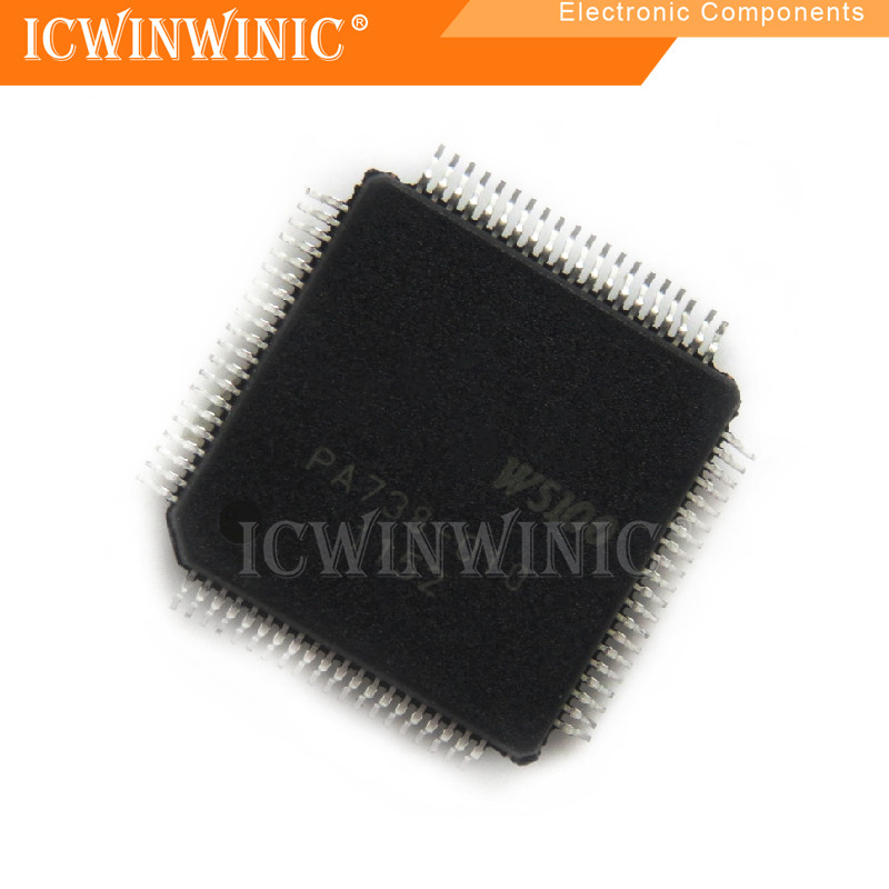 5 ชิ้น W5100 5100 LQFP-80 IC วงจรรวม