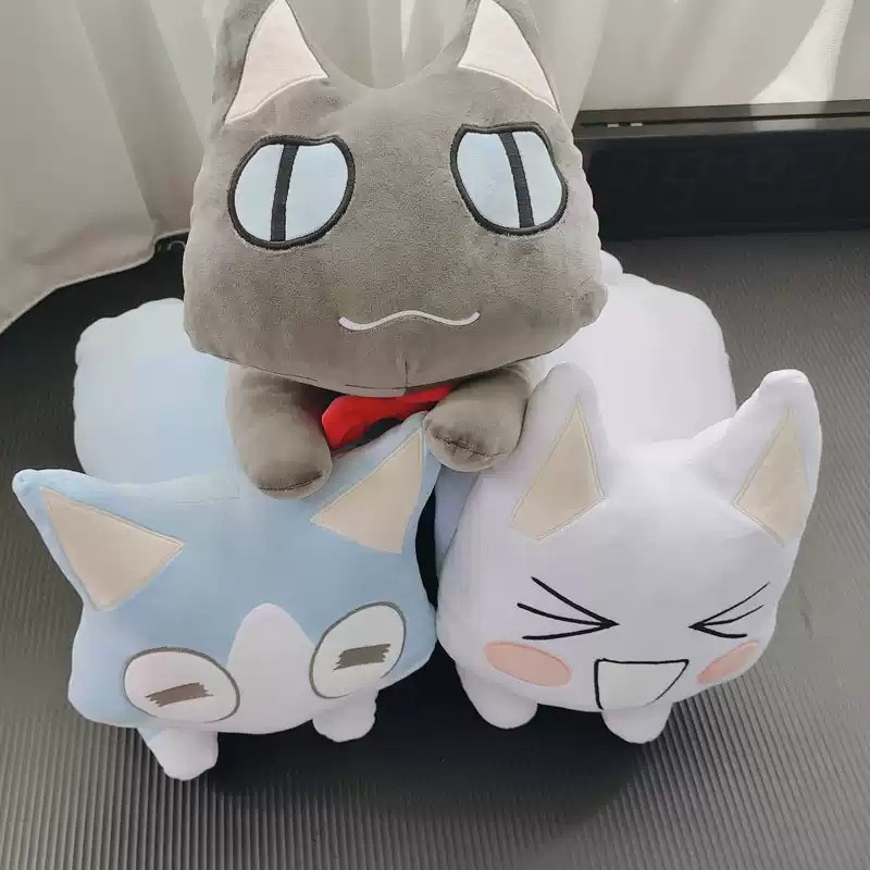Kawaii Toro Inoue Inoue Toro Plush Cushion การ์ตูนแมวยัดไส้ของเล่น Travel Nap หมอนปัจจุบัน