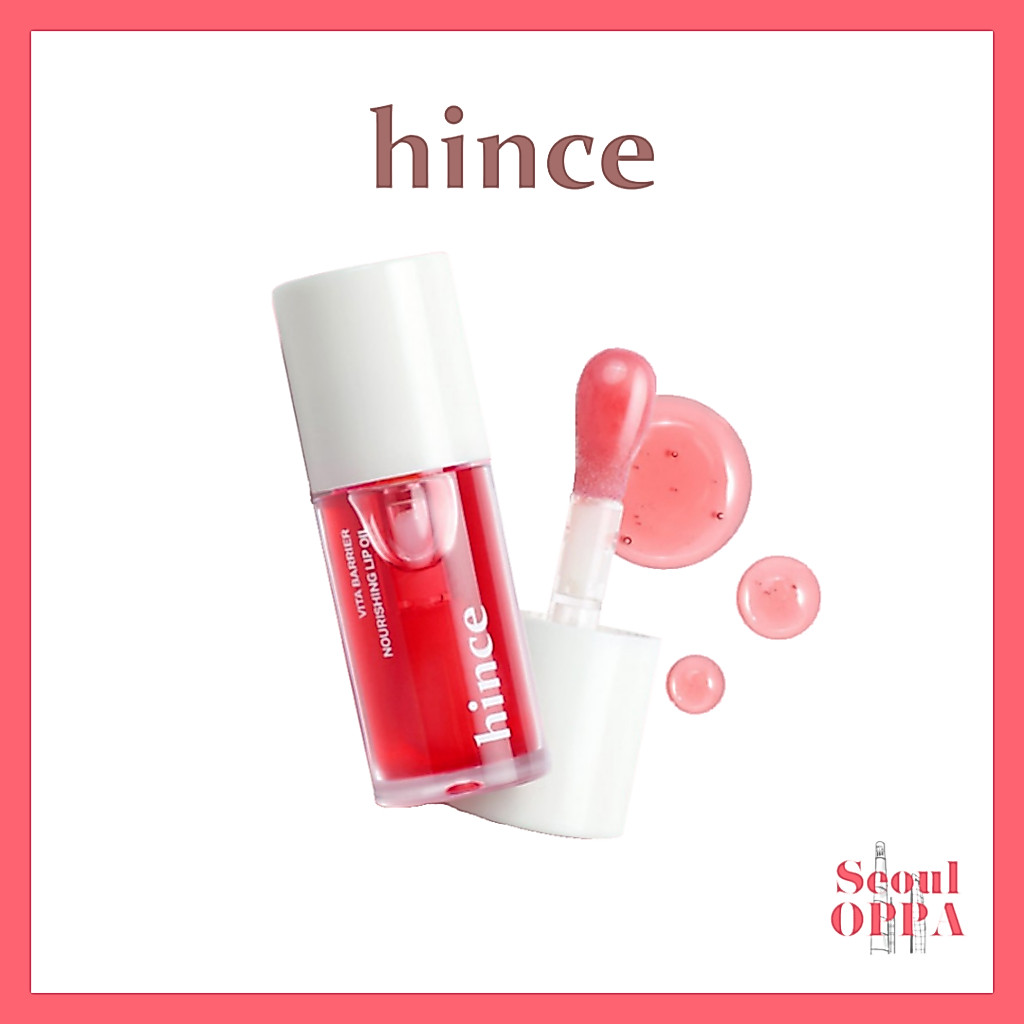 [hince] Vita Barrier Nourishing Lip Oil 4.5ml ลิปบาล์ม ลิปมาสก์ Lip Mask Tint Lipbalm Lipgloss