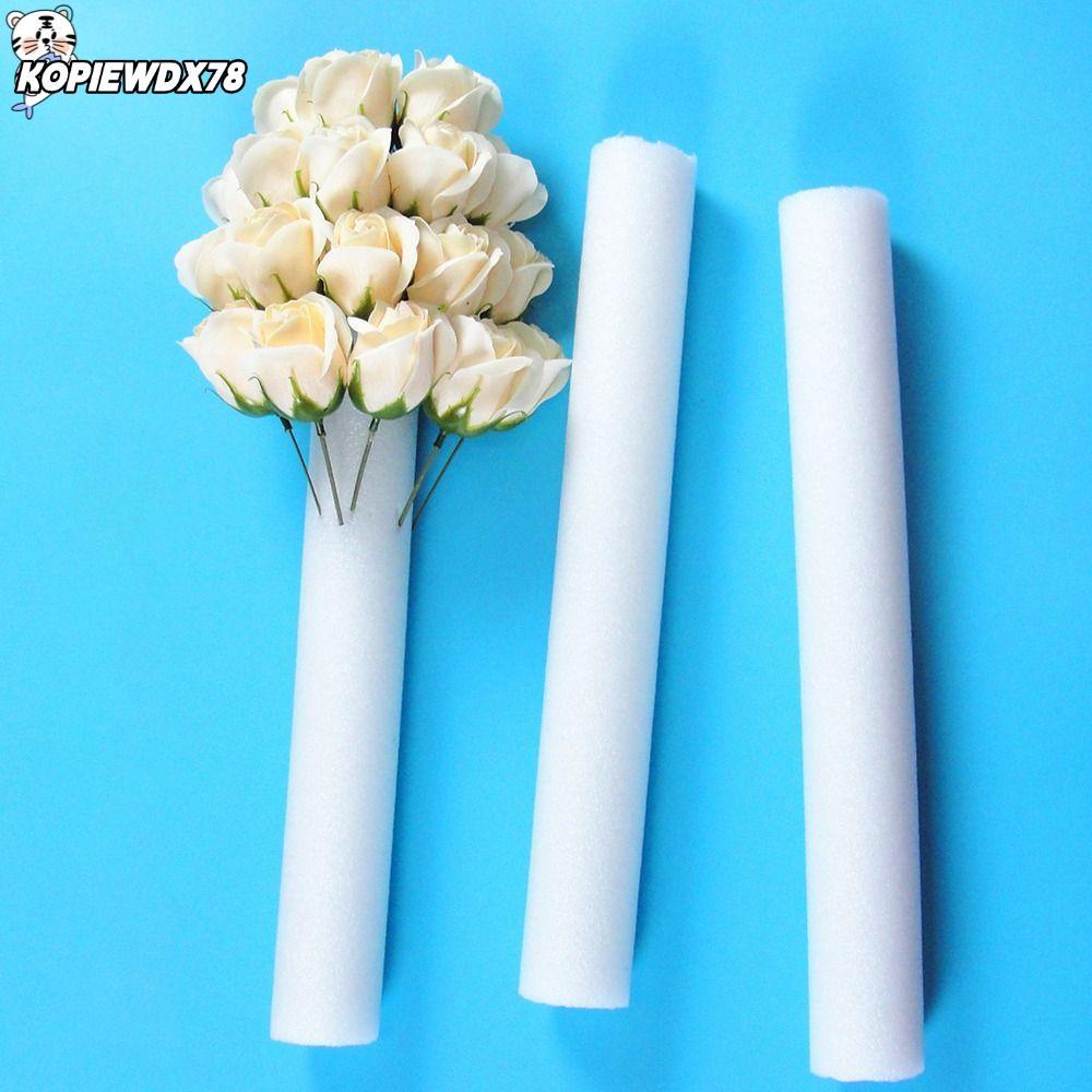 KOPIEWDX78MN 1 ชิ้นโฟมแถบ,ทรงกระบอกงานแต่งงาน Props ฟองน้ํา Stick, ทนทาน 51*4 ซม.DIY การจัดดอกไม้ฐานแถบผ้าฝ้ายแพคเกจดอกไม้