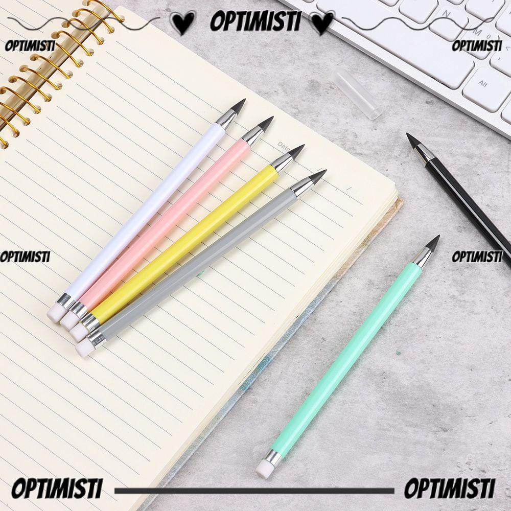 OPTIMISTI8E Inkless Eternal Pencil อุปกรณ์สํานักงานทนทาน เครื่องเขียนโรงเรียน ไม่มีหมึก HB
