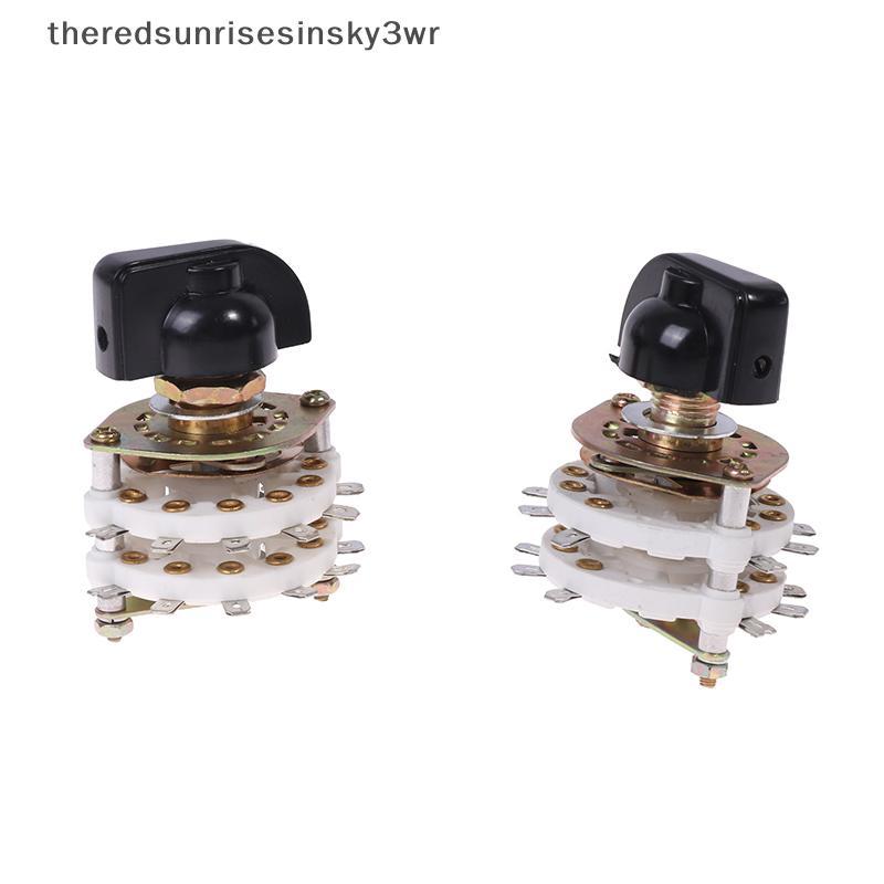 (the) KCZ 2 Pole 6/7/8/10/11 4 Pole 3/5 ตําแหน่งช่อง Rotary Switch Selector พร้อมหมวก Rotary Switch Selector (TH)