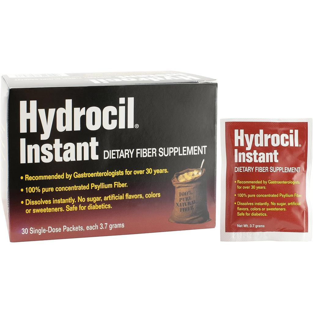 Dietary Fiber Supplement, Psyllium Husk Powder, 0 Single-Dose Packets