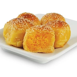 พัฟ ไส้ฝอยทอง ขนมของฝาก ฝอยทองไม่หวาน