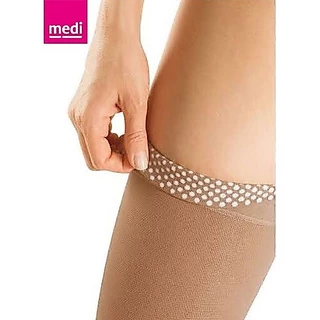 Medi Duomed ถุงน่องป้องกันเส้นเลือดขอด ถุงน่องรักษาเส้นเลือดขอด มีสิริโคน โคนขา Open/Close [Class 2]