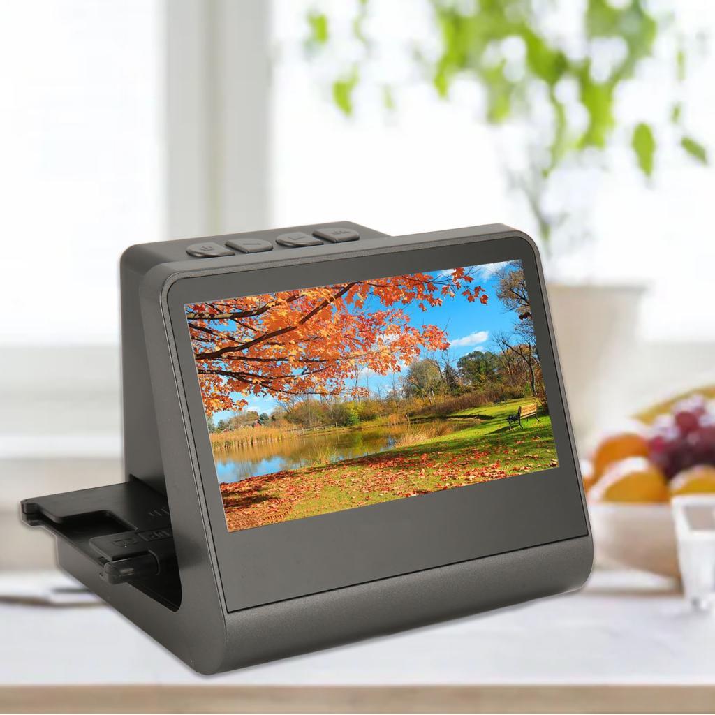 Lemendhk Digital Film Slide Scanner JPEG 48MP สําหรับครอบครัว (ปลั๊ก US