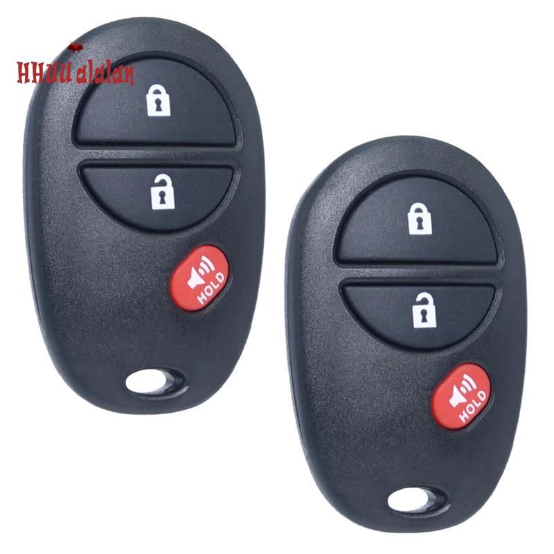 [H ความเร็วสูง]Key Fob Keyless Entry สําหรับ 3 ปุ่ม GQ43VT20T 89742-AE010
