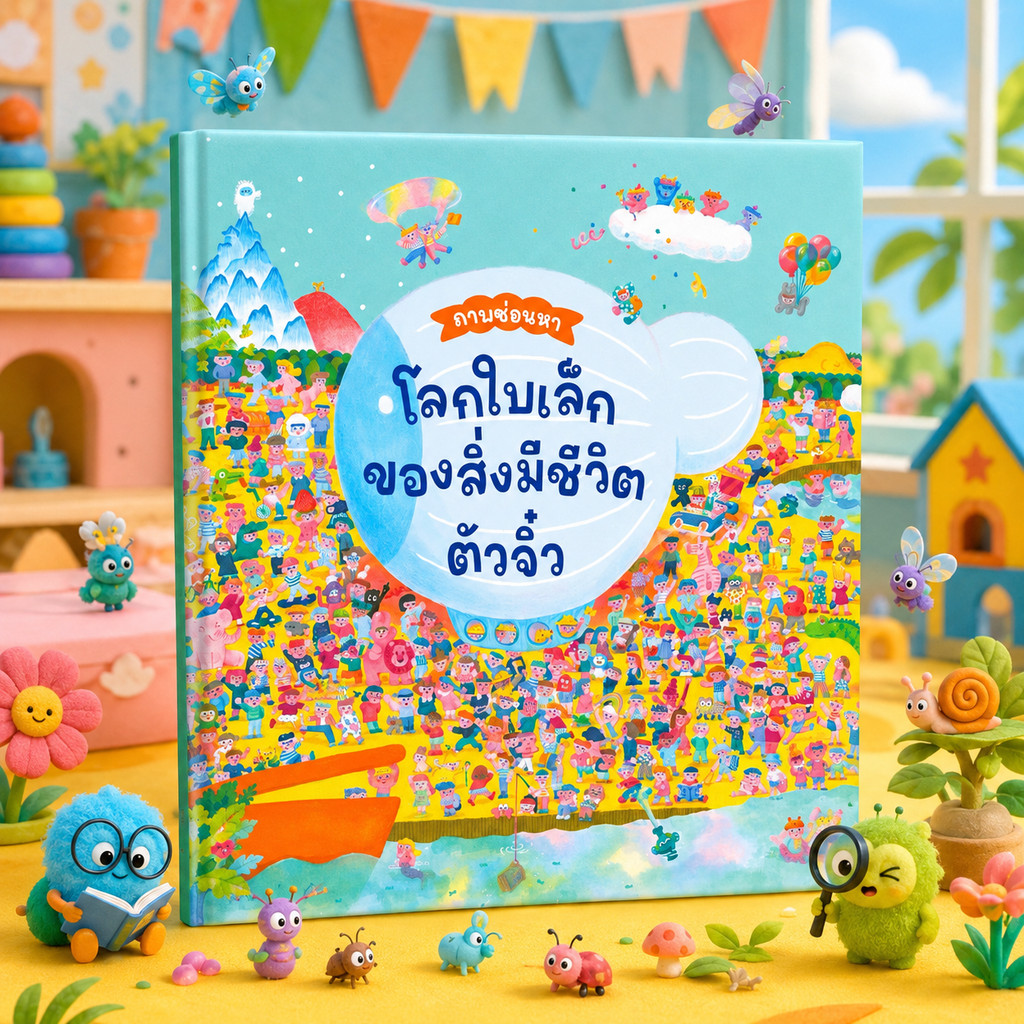 หนังสือ ภาพซ่อนหา โลกใบเล็กของสิ่งมีชีวิตตัวจิ๋ว