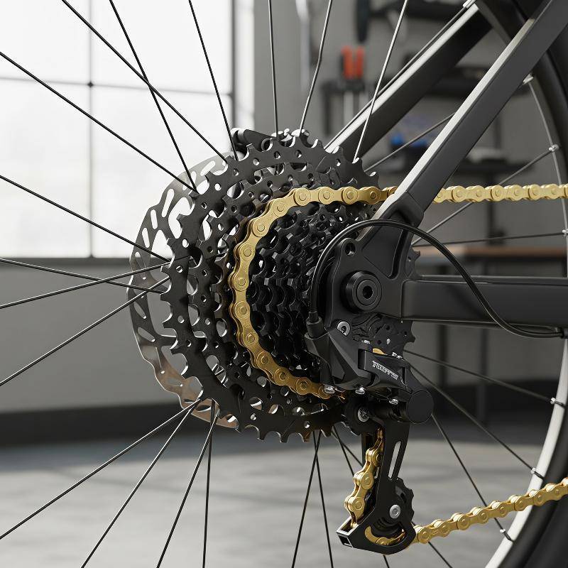 [B&H] 116L 6-8S Gold Bike Chain Z80 Qui Release Link Universal Fit สําหรับจักรยานเสือหมอบทุกวันขี่อุ