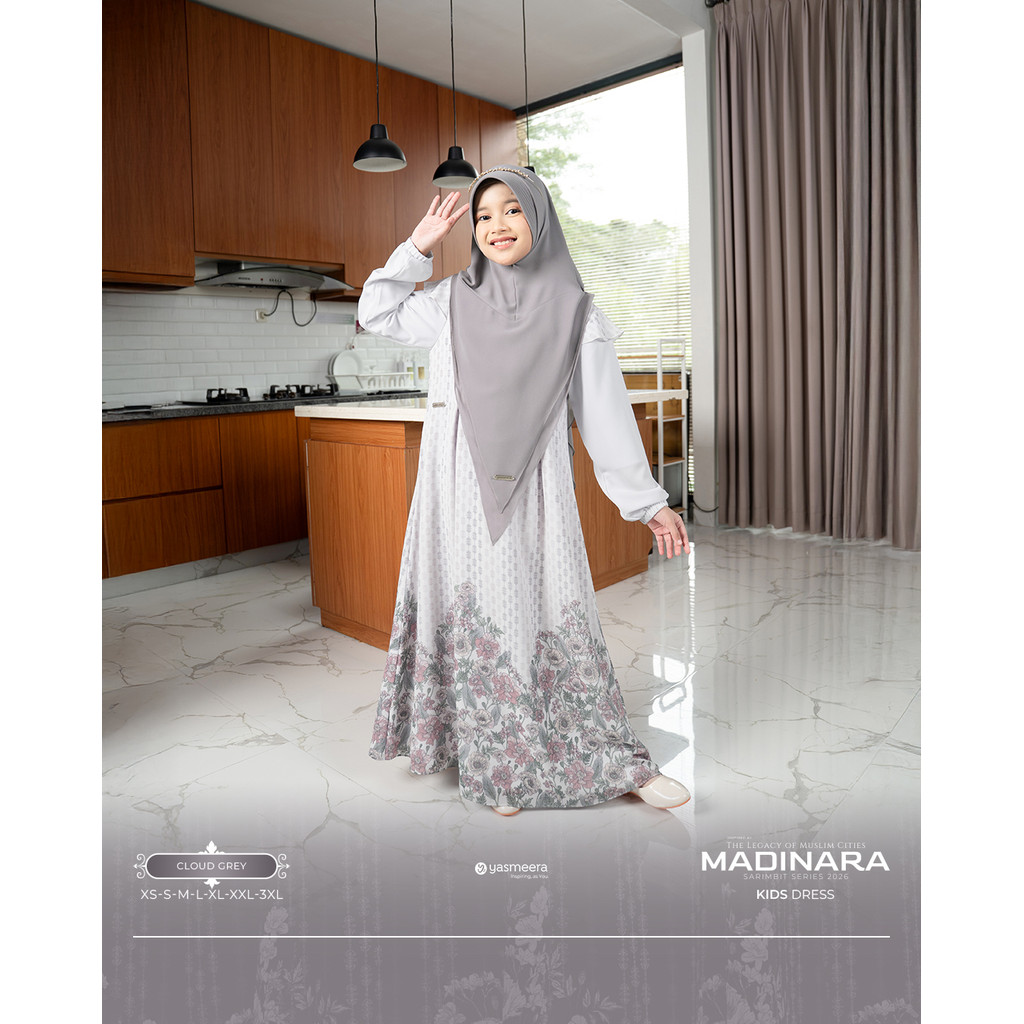 Yasmeera Official | Madinara Dress Kids Grade B