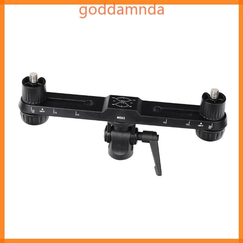 GODD Professional Twin Mic Boom Stand Mic Bar สําหรับนักดนตรี Podcasters และ Broadcas