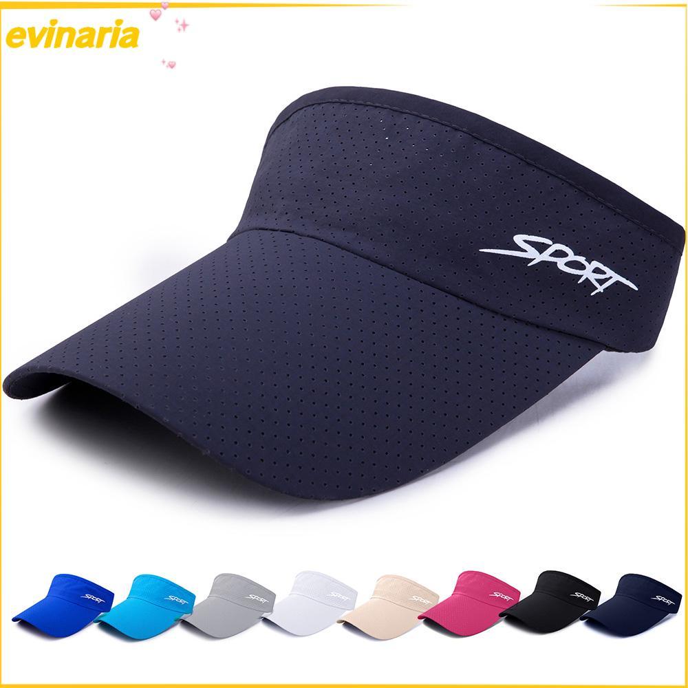 EVINARIA Sports Visor Quick-drying Sport Headband Summer Running Baseball Cap