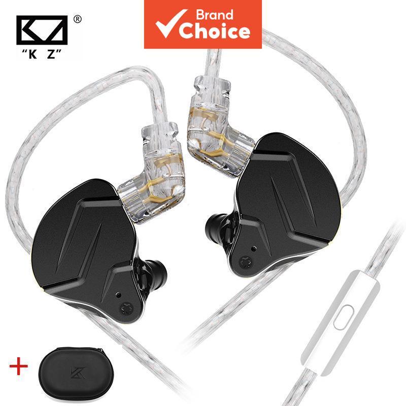 หูฟังอินเอียร์ KZ ZSN Pro X แบบไดร์เวอร์ไฮบริด 1BA+1DD พร้อมกระเป๋าใส่หูฟัง KZ