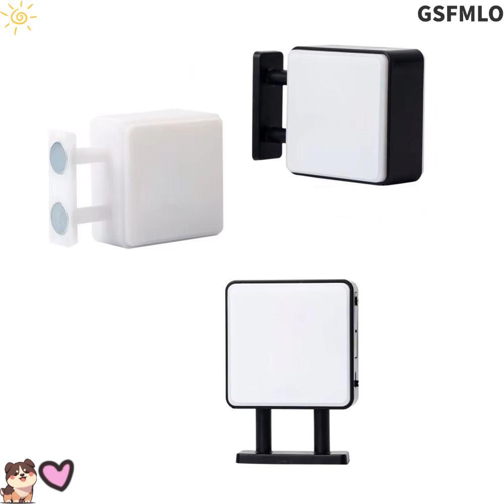GSFMLO สติกเกอร์ตู้เย็น,พร้อมไฟ นํา แม่เหล็กตกแต่งตู้เย็นขนาดเล็ก, พลาสติกรอบสแควร์ว่างเปล่าที่มีไม่มีรูปแบบตู้เย็นแม่เหล็กแสงเข้าสู่ระบบพื้นที่ท