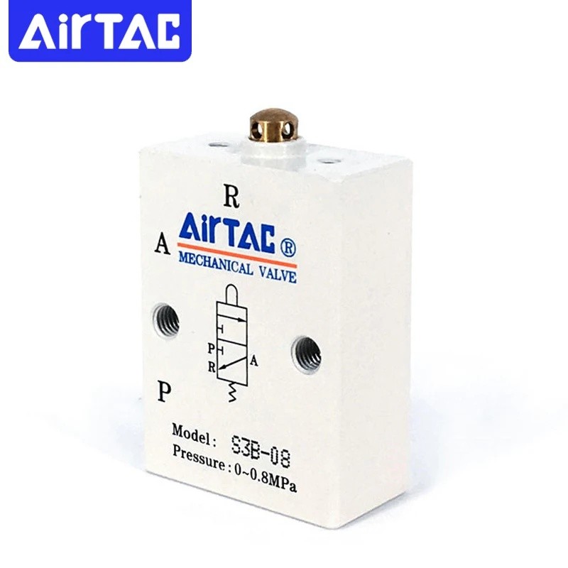 Airtac S3B-M5/05 S3B-06 S3B-08 S3B-05 Two-Position Three-Way Basic Automatic Air Pneumatic Control ว