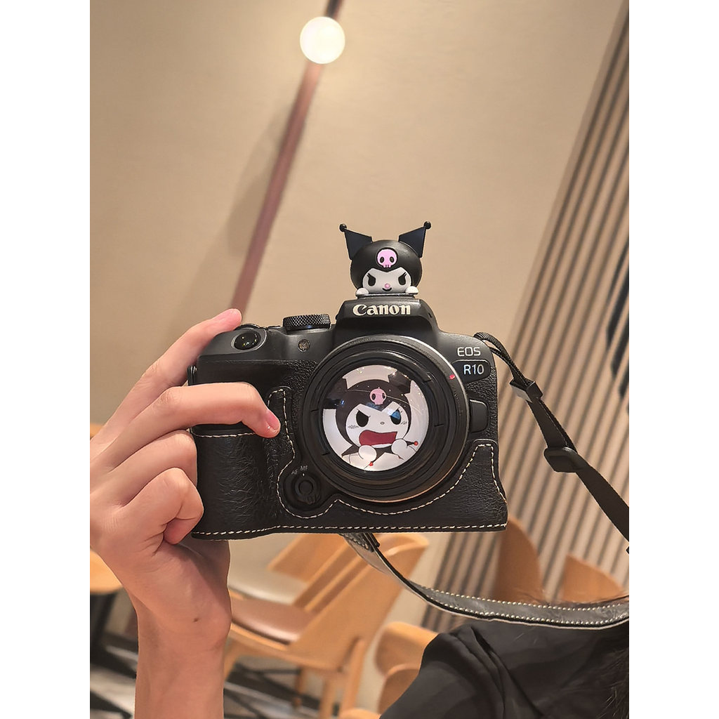 Canon R10 เคสกล้อง R50Vr62r8 เคสป้องกัน R100 กระเป๋าฐาน R6 อุปกรณ์เสริมรุ่นที่สอง R50 ซองหนัง RP กรณ