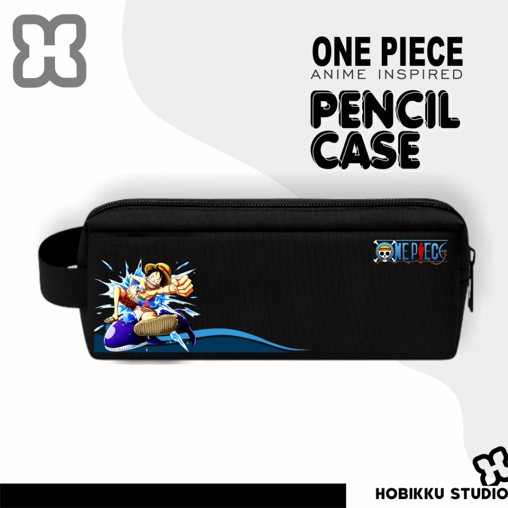 PENCIL CASE ONE PIECE ANIME PENCIL CASE กระเป๋ากระเป๋าสตางค์ Luffy zoro Nakama Totoro เครื่องเขียนสํ